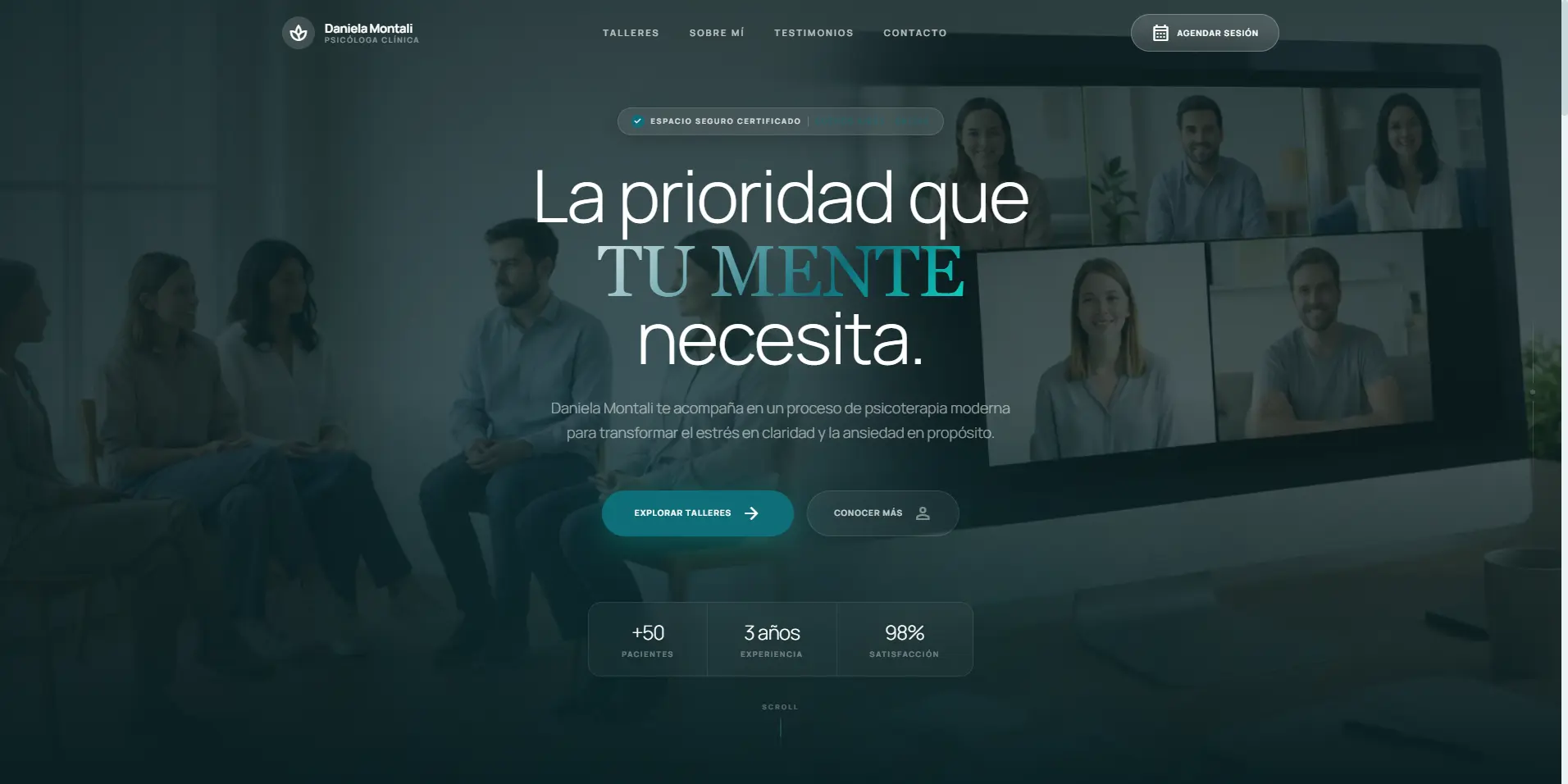 Daniela - Psicóloga Socia y Terapeuta Emocional