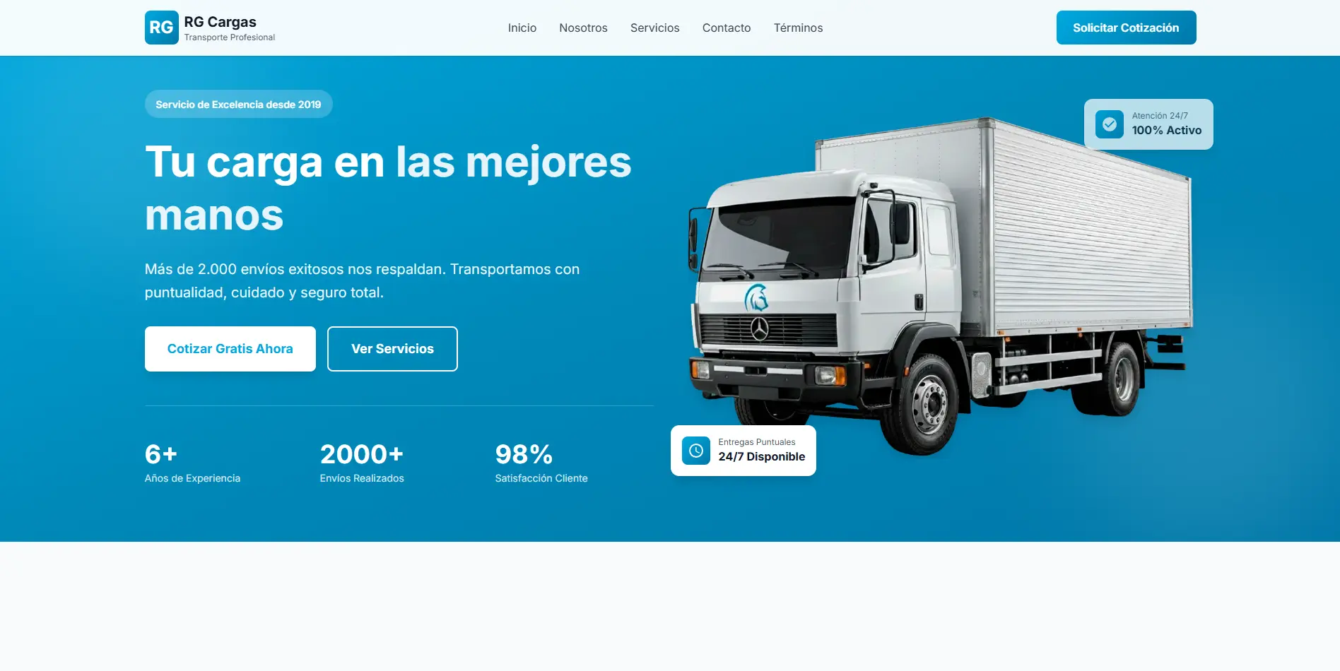 RG Cargas - Logística & Mudanzas